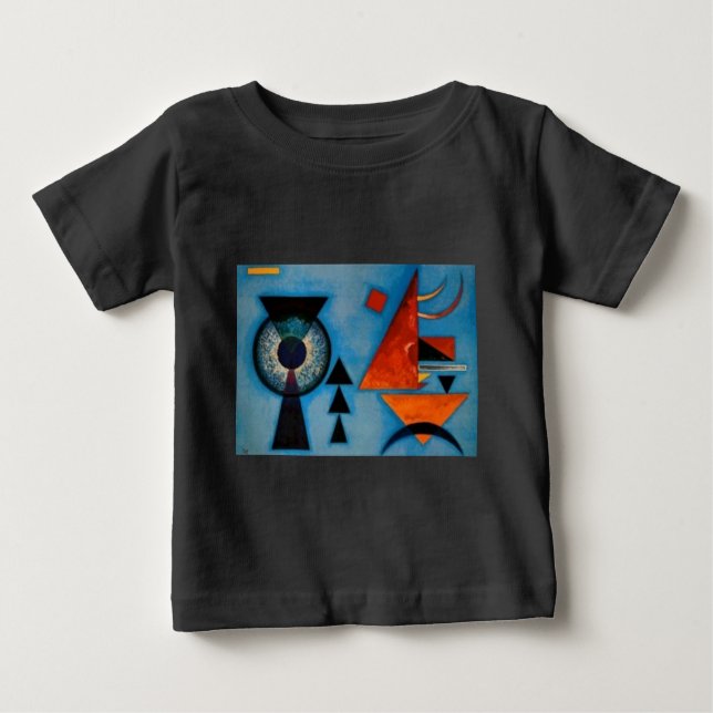 Kandinsky Soft Hard Abstract Baby T-shirt (Vorderseite)