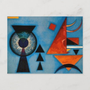 Kandinsky Soft Hard Abstract Postkarte