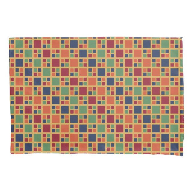 Kandinsky Squares Kissenbezug (Vorderseite-Links)