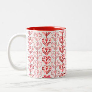 Kandinsky Stagased Valentine Zweifarbige Tasse