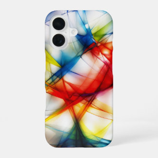 Kandinsky-Stil abstraktes Design-Cover iPhone 16 Hülle