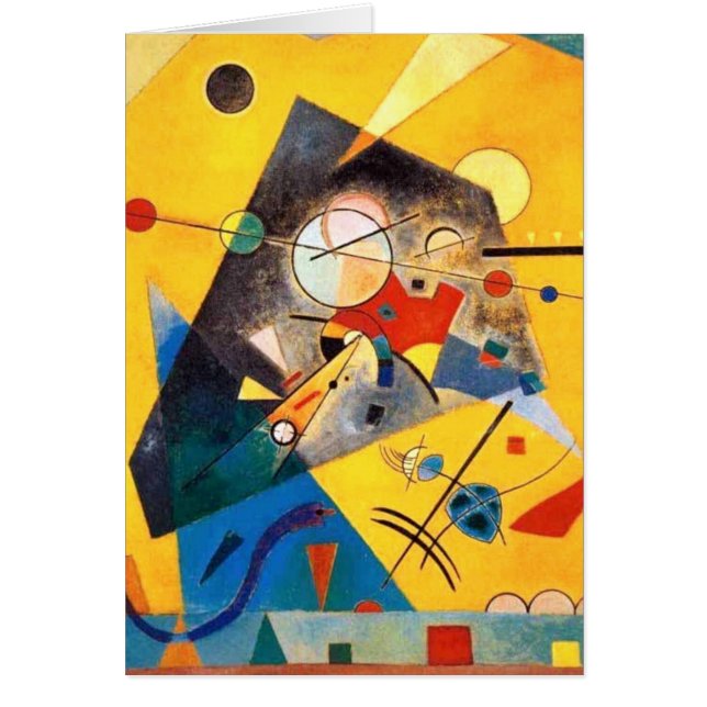 Kandinsky Stille Harmonie Abstrakte Kunst (Vorne)