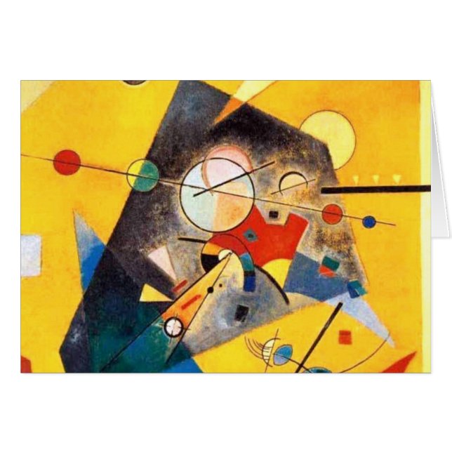 Kandinsky Stille Harmonie Abstrakte Kunst (Vorderseite (Horizontal))