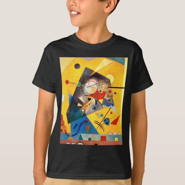 Kandinsky Stille Harmonie Abstrakte Kunst T-Shirt (Vorderseite)