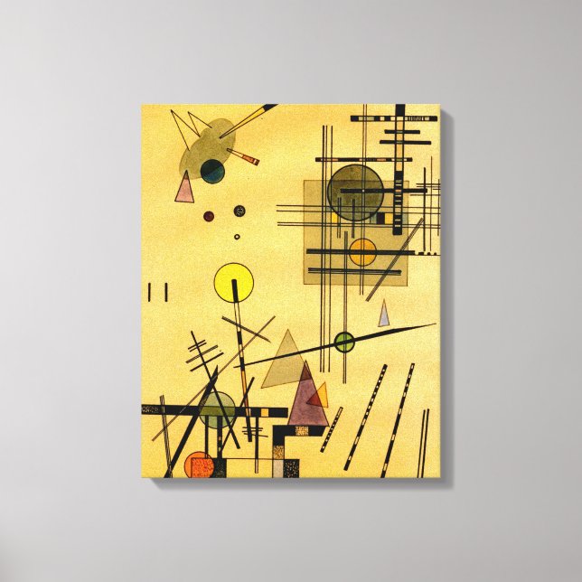 Kandinsky - Strings Leinwanddruck (Vorderseite)