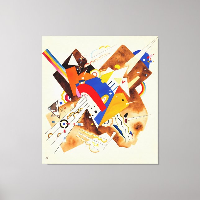 KANDINSKY - STUDIE FÜR AKZENTUIERTE KORNER (1922)  LEINWANDDRUCK (Vorderseite)