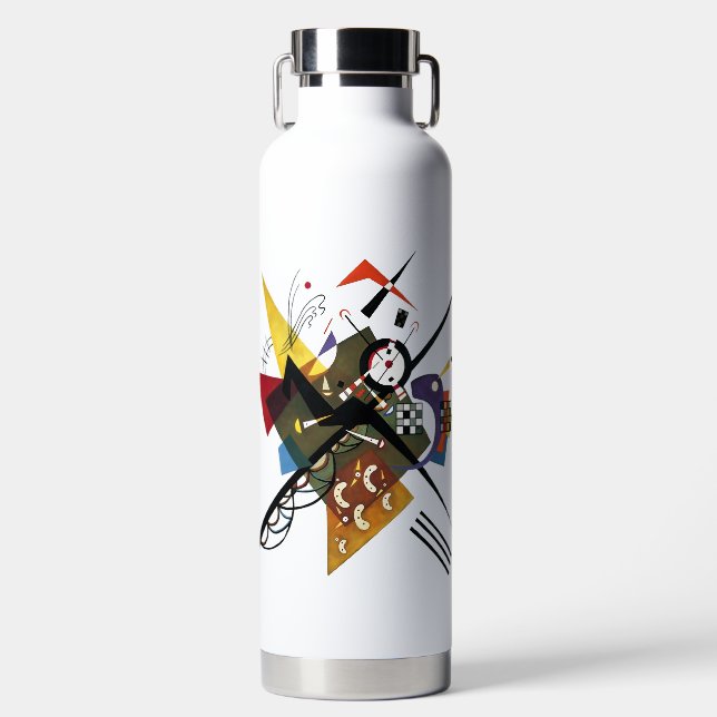 Kandinsky, Sur Blanc 1923 Trinkflasche (Vorderseite)