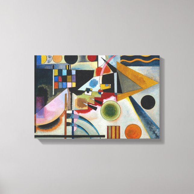 Kandinsky Swinging Abstrakt Painting Leinwanddruck (Vorderseite)