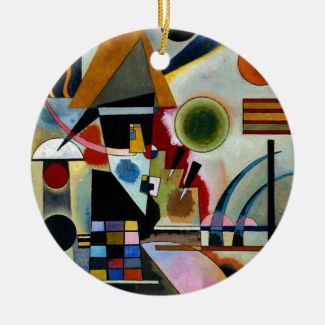 Kandinsky - Swinging Keramik Ornament (Vorne)