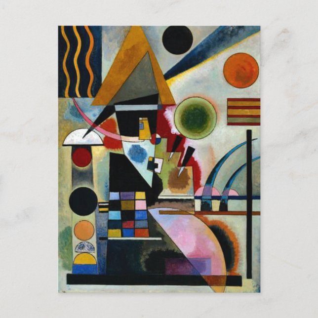 Kandinsky - Swinging Postkarte (Vorderseite)