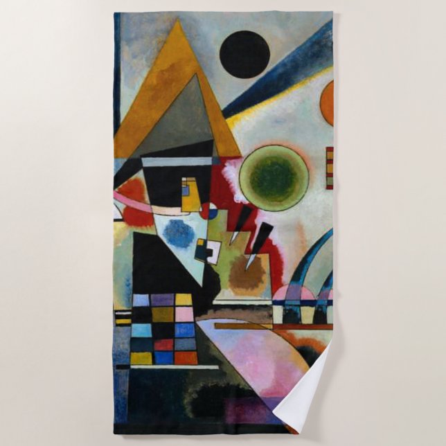Kandinsky - Swinging,  Strandtuch (Vorderseite)