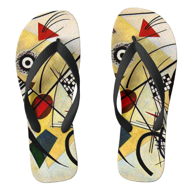 Kandinsky - Transverse Line Flip Flops (Fußbett)