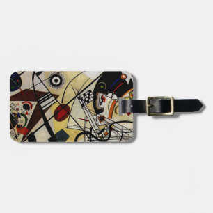 Kandinsky Transverse ungebrochene Linie Gepäckanhänger