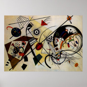 Kandinsky Transverse Unlimited Line Art Poster