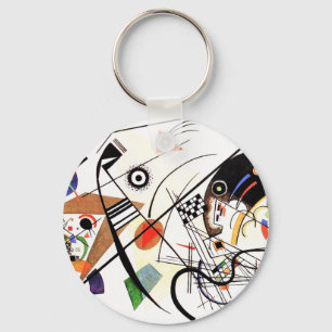 Kandinsky Tranverse Linie Schlüsselkette Schlüsselanhänger