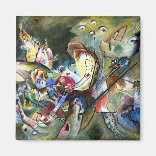 Kandinsky - unruhige, abstrakte Kunst Magnet