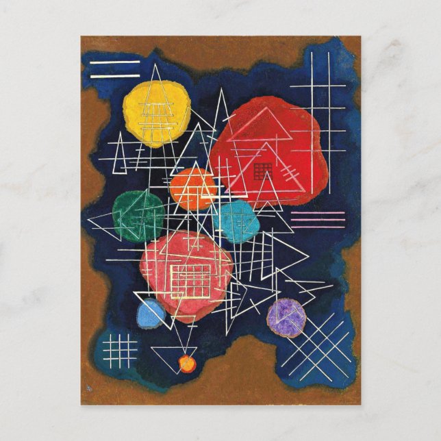 Kandinsky - Veiled Glow Postkarte (Vorderseite)