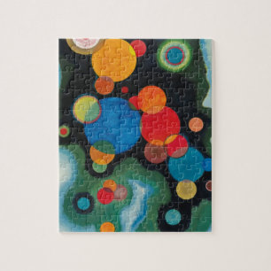 Kandinsky vertieft Impulse Abstraktes Öl auf Leinw