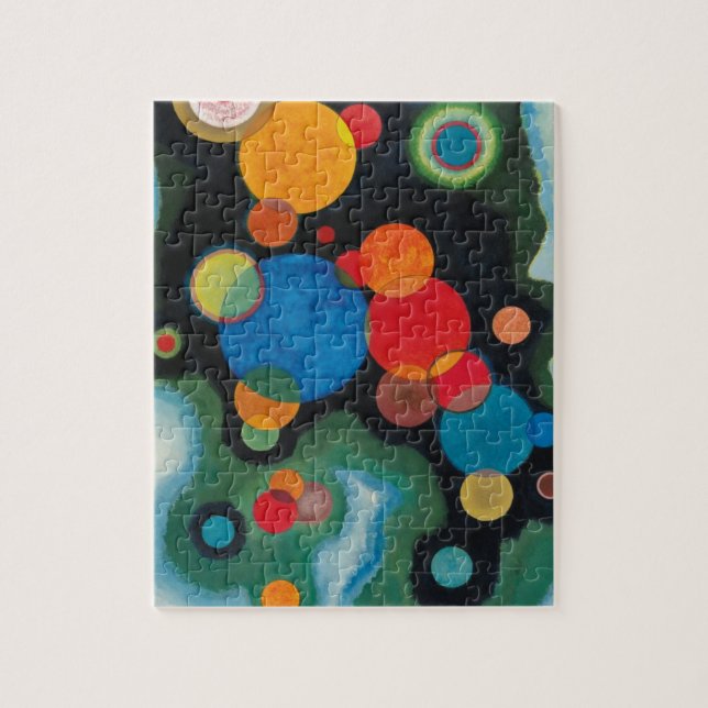 Kandinsky vertieft Impulse Abstraktes Öl auf Leinw (Vertikal)