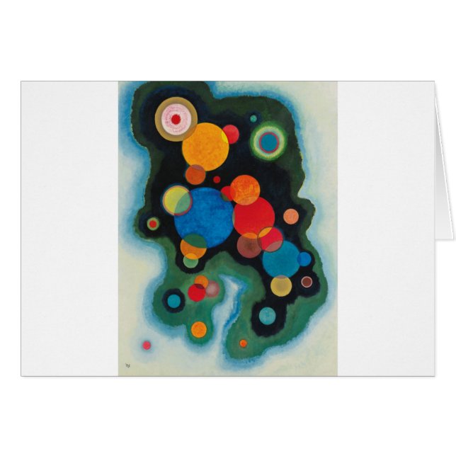 Kandinsky vertieft Impulse Abstraktes Öl auf Leinw (Vorderseite (Horizontal))
