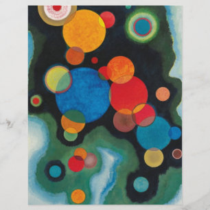 Kandinsky vertieft Impulse Abstraktes Öl auf Leinw