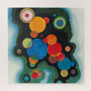 Kandinsky vertieft Impulse Abstraktes Öl auf Leinw