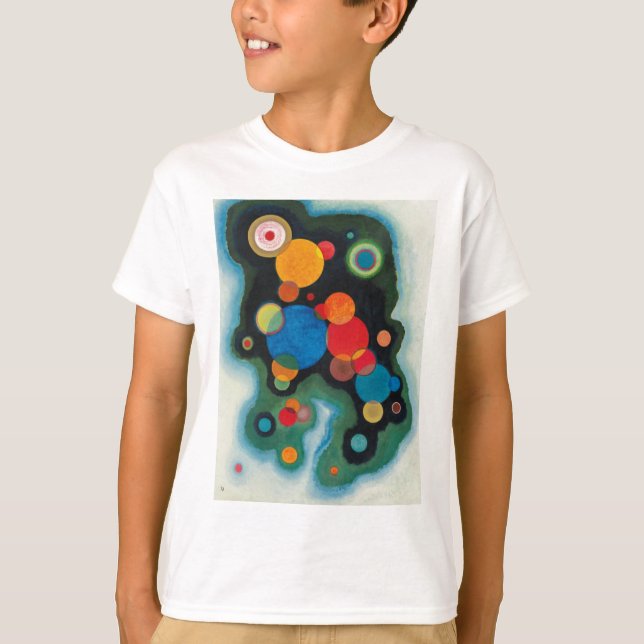 Kandinsky vertieft Impulse Abstraktes Öl auf Leinw T-Shirt (Vorderseite)