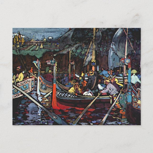 Kandinsky - Volga Song Postkarte (Vorderseite)