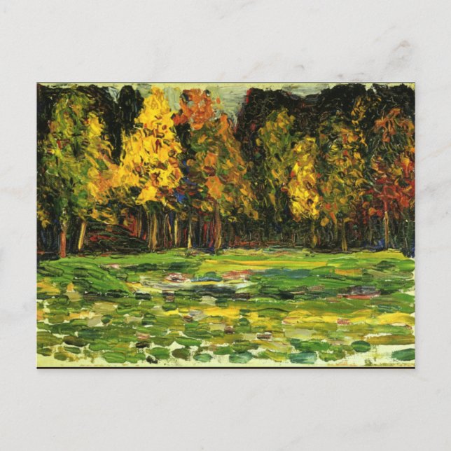 Kandinsky - Waldrand Postkarte (Vorderseite)