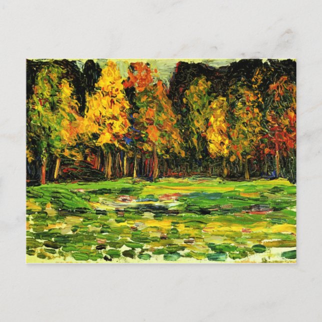 Kandinsky - Waldrand  Postkarte (Vorderseite)
