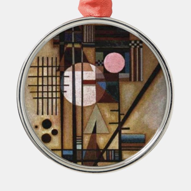 Kandinsky Weichbau Ornament Aus Metall (Vorne)
