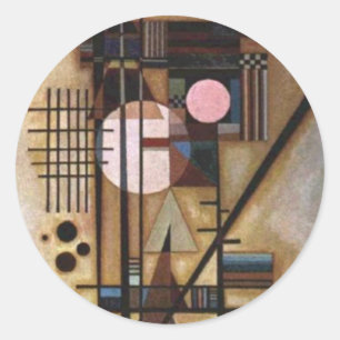 Kandinsky Weichbau Runder Aufkleber