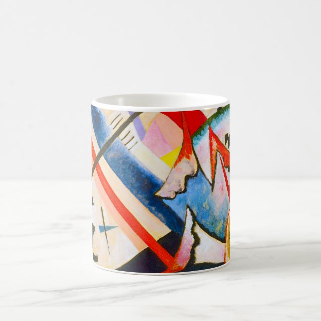 Kandinsky weiße QuerTasse Kaffeetasse (Mittel)
