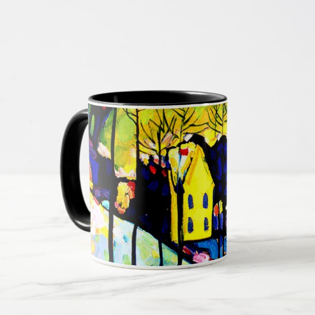 Kandinsky - Winterlandschaft Tasse (Vorderseite Links)