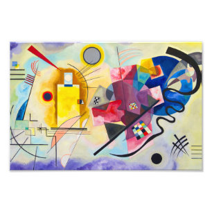 Kandinsky Yellow-Red-Blue Fotodruck