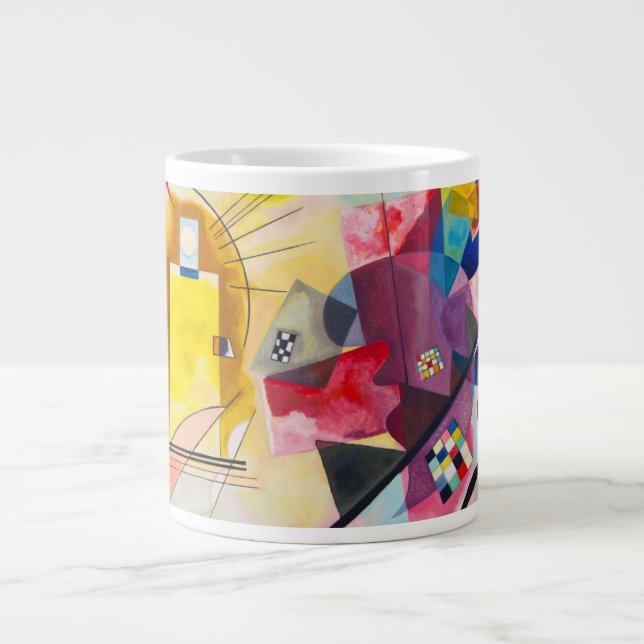 Kandinsky Yellow-Red-Blue Jumbo-Tasse (Vorderseite)