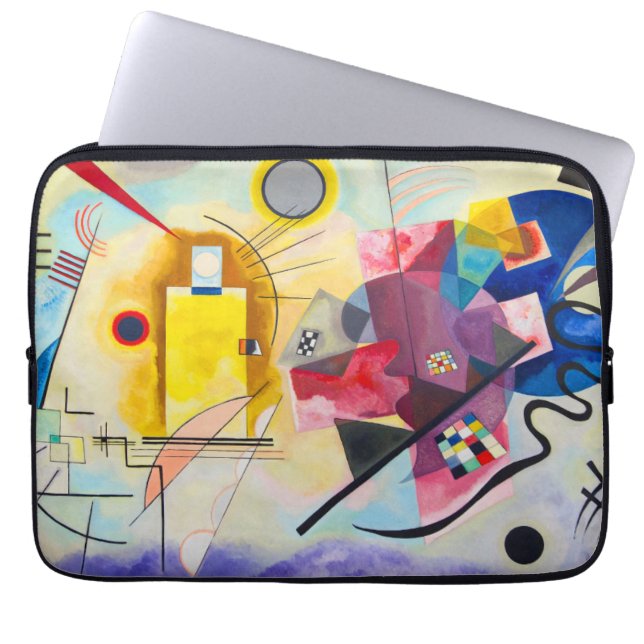 Kandinsky Yellow-Red-Blue Laptopschutzhülle (Vorderseite)