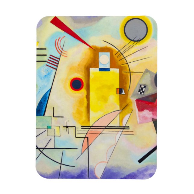 Kandinsky Yellow-Red-Blue Magnet (Vertikal)