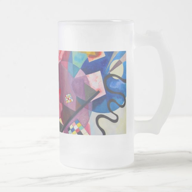 Kandinsky Yellow-Red-Blue Mattglas Bierglas (Rechts)