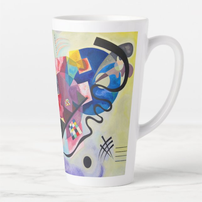 Kandinsky Yellow-Red-Blue Milchtasse (Rechts)