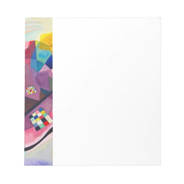 Kandinsky Yellow-Red-Blue Notizblock (Vorderseite)