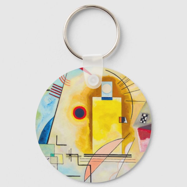 Kandinsky Yellow-Red-Blue Schlüsselanhänger (Vorderseite)
