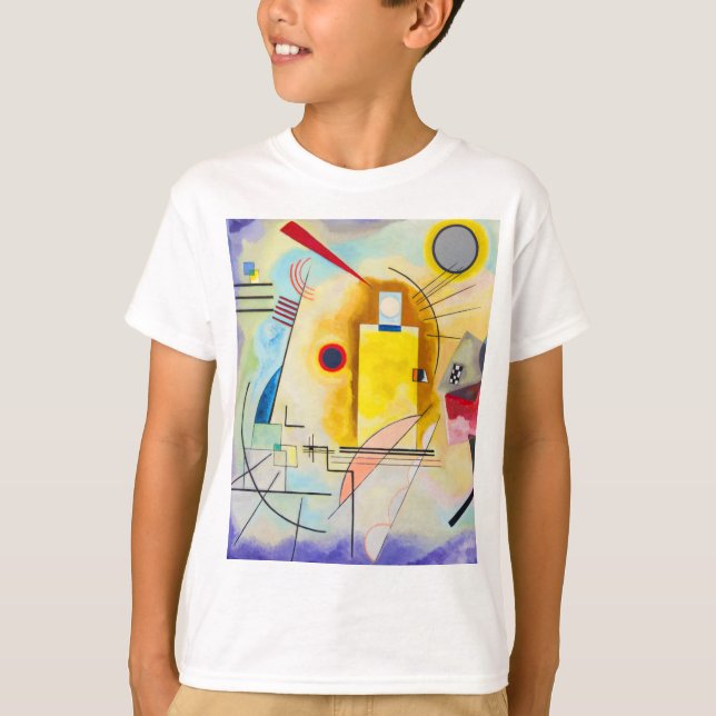 Kandinsky Yellow-Red-Blue T-Shirt (Vorderseite)