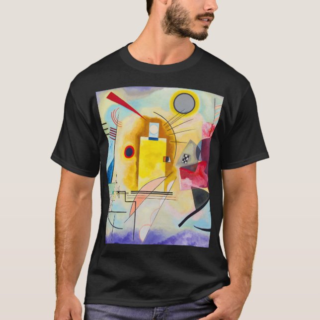 Kandinsky Yellow-Red-Blue T-Shirt (Vorderseite)