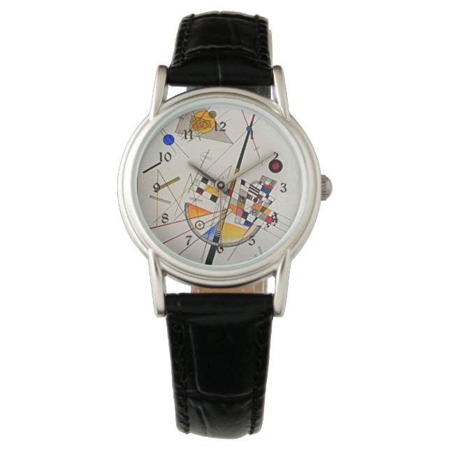 Kandinsky - zarte Spannungen Armbanduhr (Vorderseite)