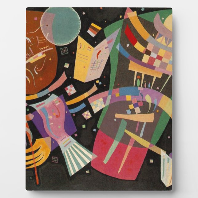 Kandinsky Zusammensetzung 10 Abstrakte Malerei Fotoplatte (Vorderseite)