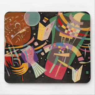 Kandinsky Zusammensetzung 10 Abstrakte Malerei Mousepad