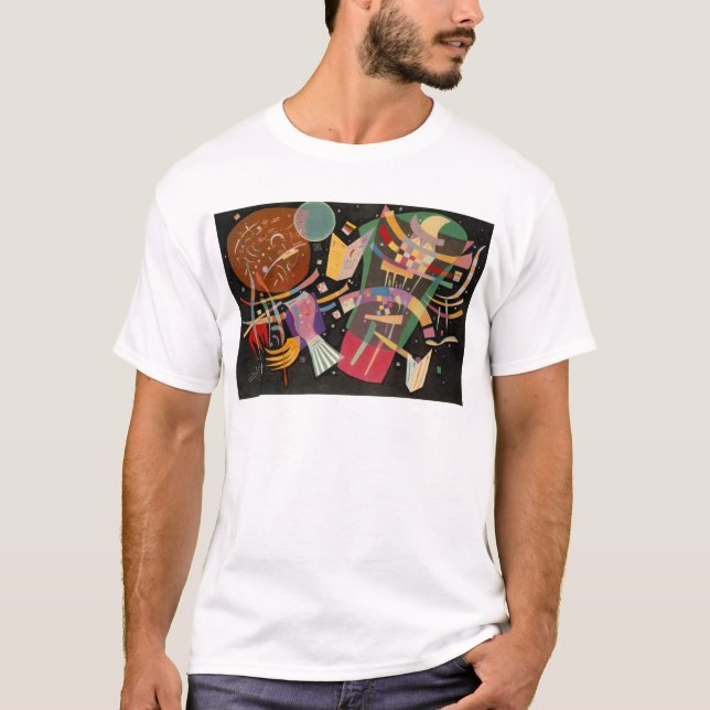 Kandinsky Zusammensetzung 10 Abstrakte Malerei T-Shirt (Vorderseite)