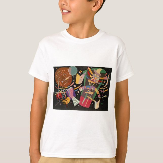 Kandinsky Zusammensetzung 10 Abstrakte Malerei T-Shirt (Vorderseite)