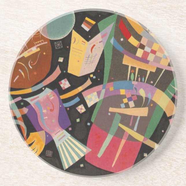 Kandinsky Zusammensetzung 10 Abstrakte Malerei Untersetzer (Vorne)